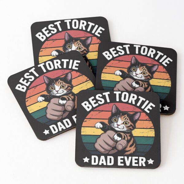 Item preview, Best Tortie Dad Tortoiseshell Cat Owner Tortie Cat Lover designed and sold by MuteElevent.
