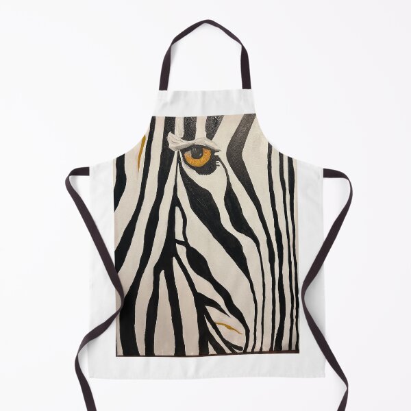 Item preview, Zebra close up, black, white, gold designed and sold by Christine Ostergren.