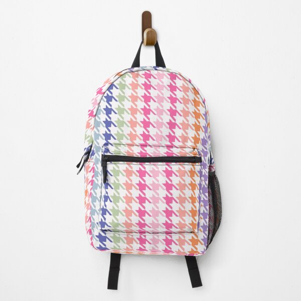 Item preview, Vibrant Multicolor Houndstooth designed and sold by AshDollCreations.