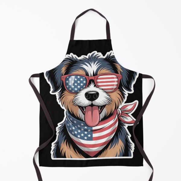 Item preview, Bernese Mountain Dog American Flag Glasses 4th of July designed and sold by MuteElevent.