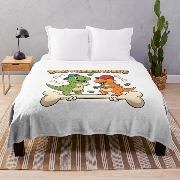 Item preview, Brothersaurus – Cute Dinosaur Brothers Gaming Design designed and sold by DinoPrints-shop.
