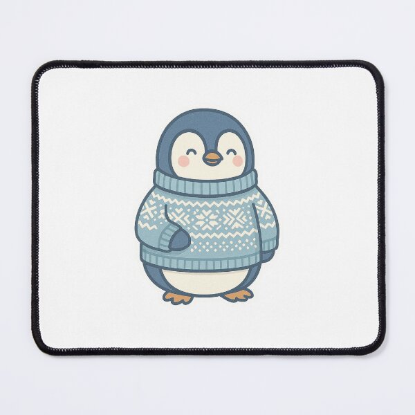 Item preview, Penguin in a Colorwork Sweater designed and sold by SeeGraceStitch.