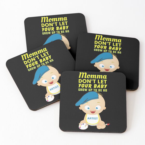 Item preview, Momma, Don’t Let Your Baby Grow Up to Be an Artist – Funny Creative Humor Design designed and sold by SnarkSharks.