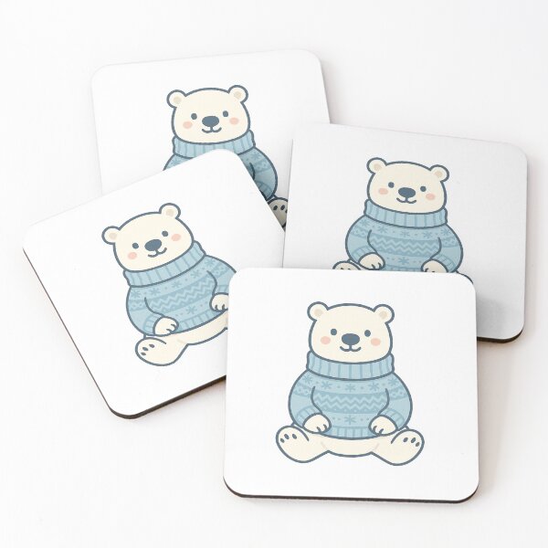 Item preview, Polar Bear in a Knitted Sweater designed and sold by SeeGraceStitch.