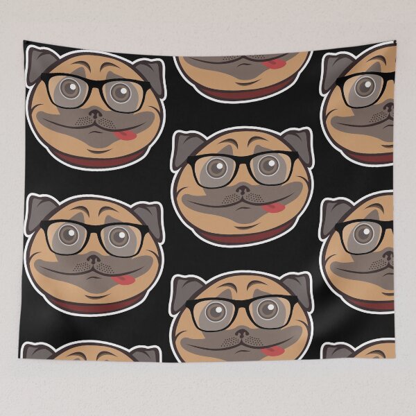 Item preview, Dog dogs pet pug bark wau weevil gift idea designed and sold by Mark Sukra.