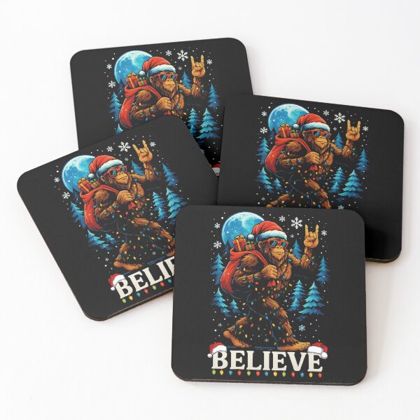 Item preview, Bigfoot Christmas Funny Sasquatch Believe Xmas designed and sold by AdelinaPi.