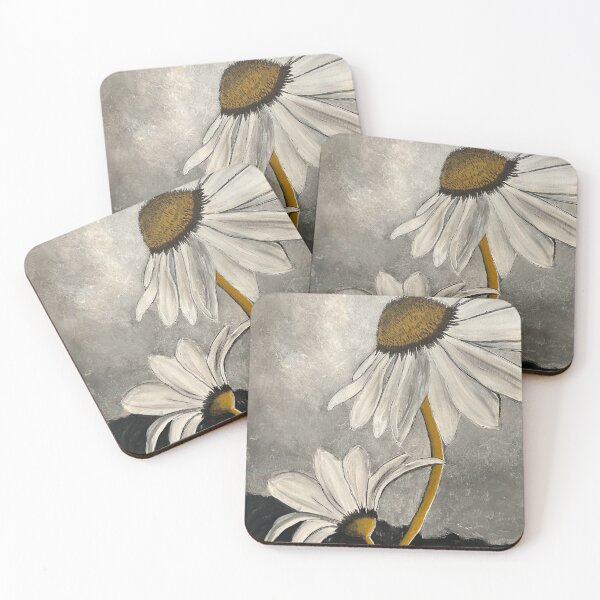 Item preview, Wild flowers in Black, White & Gold designed and sold by Christine Ostergren.
