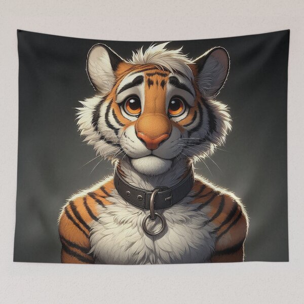 Item preview, Tender Tiger Gaze designed and sold by nikkolaus.