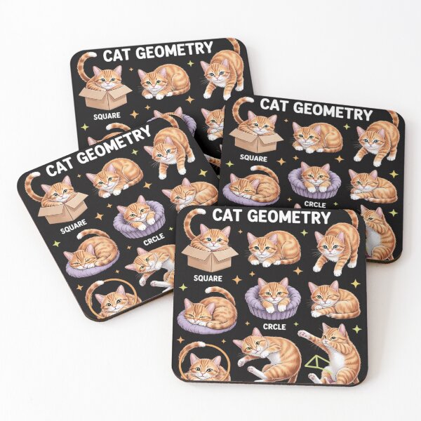 Item preview, Basic Cat Geometry Cute Cat Cat Lover Cat Owner math school designed and sold by CareTopping.
