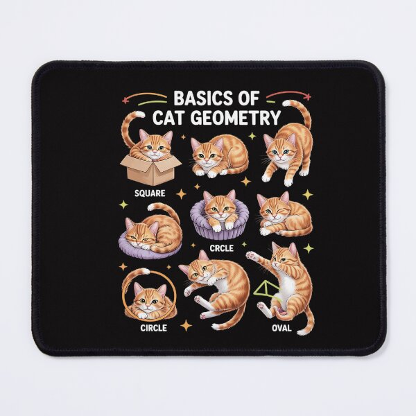 Item preview, Basic Cat Geometry Cute Cat Cat Lover Cat Owner math school designed and sold by CareTopping.