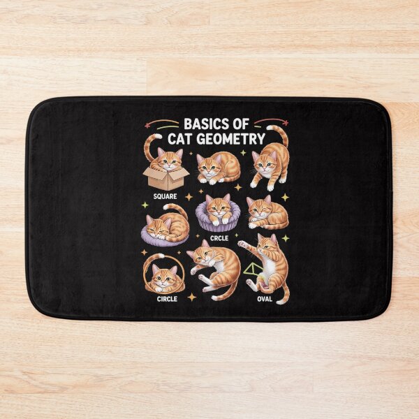 Item preview, Basic Cat Geometry Cute Cat Cat Lover Cat Owner math school designed and sold by CareTopping.