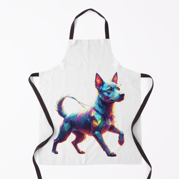 Item preview, Polygonal Neon Dog: Vibrant Geometric Art designed and sold by bsbd-action.
