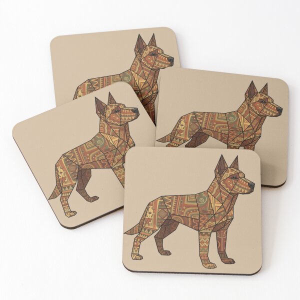 Item preview, Tribal Shepherd Land: Mosaic of Ancestral Patterns designed and sold by bsbd-action.
