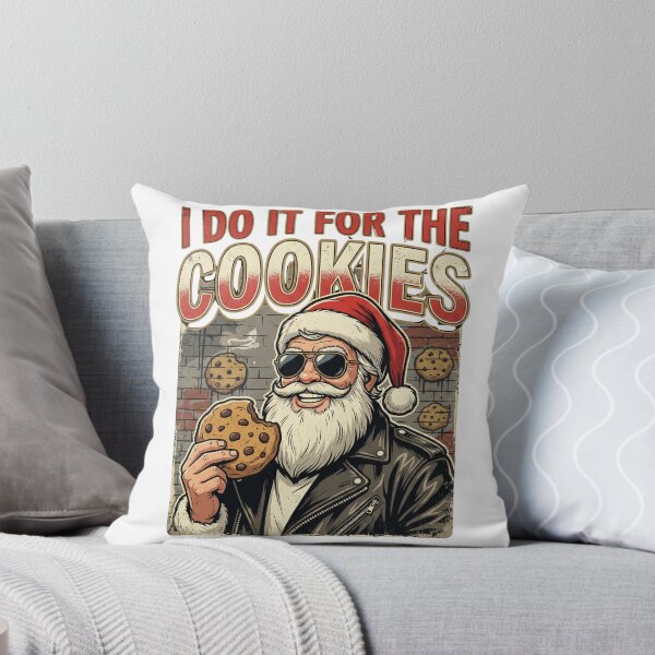 Item preview, Badass Biker Santa "I Do It For The Cookies" designed and sold by TORLI MORLI.