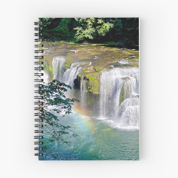Item preview, Pacific Northwest Waterfall with Rainbow designed and sold by EricaVollmer.