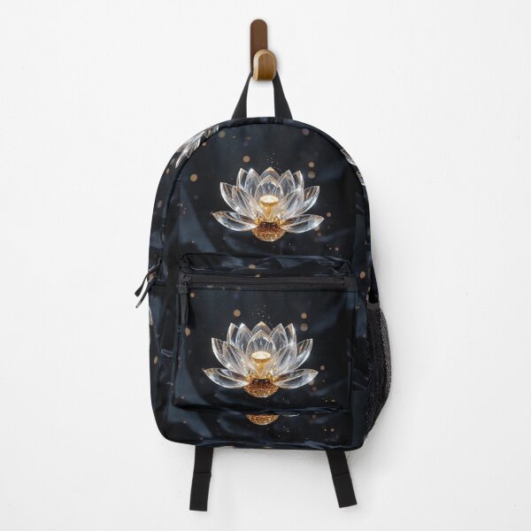 Item preview, Golden Crystal Lotus Meditation Wall Art designed and sold by NIVEX.