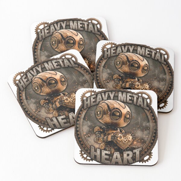 Item preview, Steampunk Love Robot - Rusty Industrial Heart & Gears designed and sold by xper-t-s.