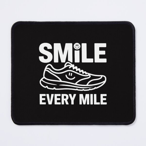 Item preview, running runner smile every mile cool saying designed and sold by ConceptThena.