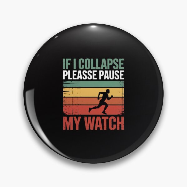 Item preview, Runner If I Collapse Please Pause My Watch Running designed and sold by ConceptThena.