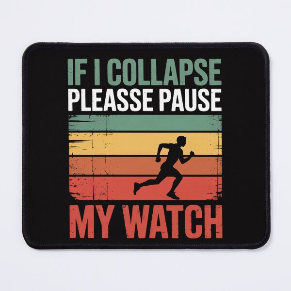 Item preview, Runner If I Collapse Please Pause My Watch Running designed and sold by ConceptThena.