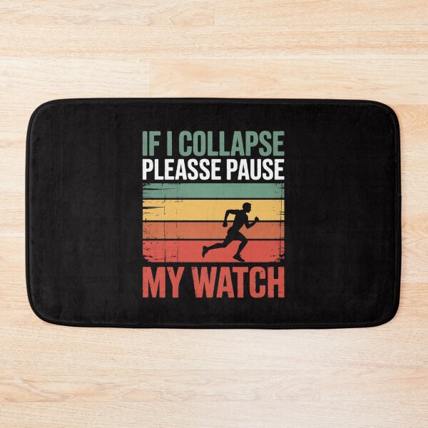 Item preview, Runner If I Collapse Please Pause My Watch Running designed and sold by ConceptThena.