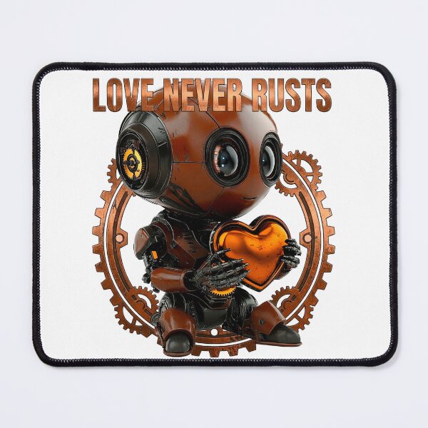 Item preview, Steampunk Love Robot - Rusty Industrial Heart & Gears designed and sold by xper-t-s.