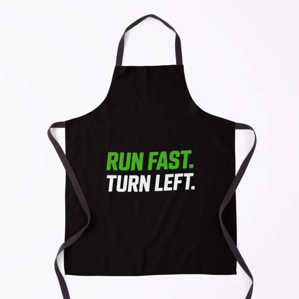 Item preview, Run Fast Turn Left - Track Runner Motivational Fitness designed and sold by ConceptThena.