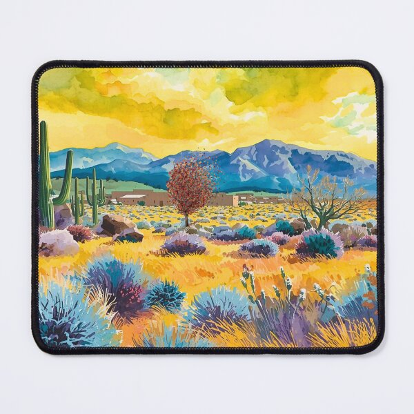 Item preview, Vibrant Desert Landscape Colorful designed and sold by Modern-Tropical.