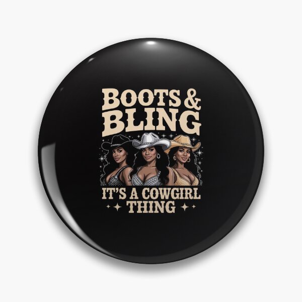 Item preview, Rodeo Cowboy Boots And Bling Its A Cowgirl Thing Girls Women designed and sold by ConceptThena.