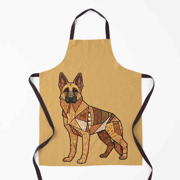 Item preview, German Shepherd Celtic Legend: Mosaic of Patterns and Fauna designed and sold by bsbd-action.