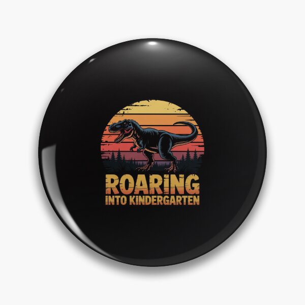 Item preview, Roaring Into Kindergarten Dinosaur 1st Day Back To School designed and sold by ConceptThena.