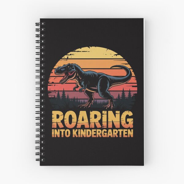 Item preview, Roaring Into Kindergarten Dinosaur 1st Day Back To School designed and sold by ConceptThena.