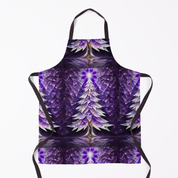 Item preview, SEASONS GREETING CHRISTMAS TREE Purple Amethyst Sapphire Stained Glass Art Print on Demand ~Winter Wonderland Party Decoration~Birthday Gift~Favor designed and sold by Spinning Plates 360.