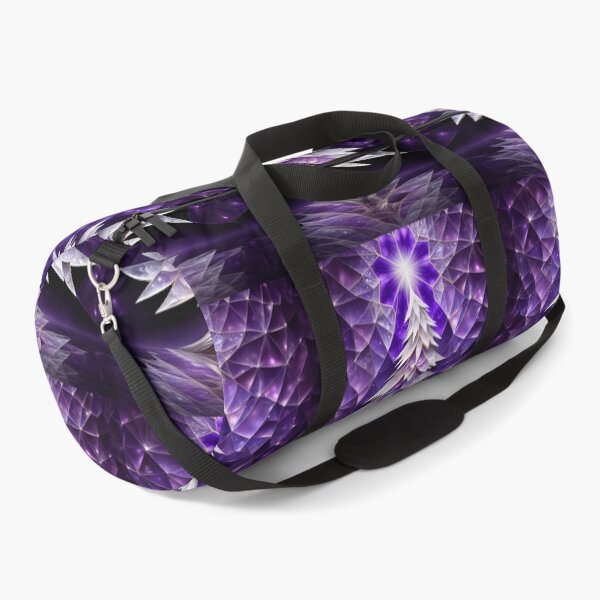 Item preview, SEASONS GREETING CHRISTMAS TREE Purple Amethyst Sapphire Stained Glass Art Print on Demand ~Winter Wonderland Party Decoration~Birthday Gift~Favor designed and sold by Spinning Plates 360.