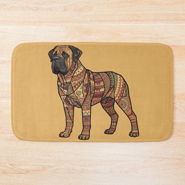 Item preview, Mighty Ethnic Mastiff: Ancient Earth Tapestry designed and sold by bsbd-action.
