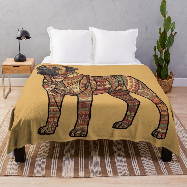 Item preview, Mighty Ethnic Mastiff: Ancient Earth Tapestry designed and sold by bsbd-action.