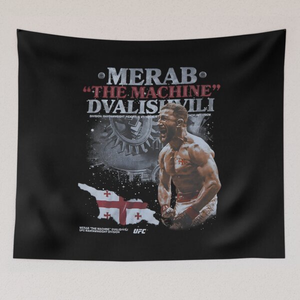 Item preview, Merab Dvalishvili "The Machine" UFC Bantamweight Champion designed and sold by JeyVel.