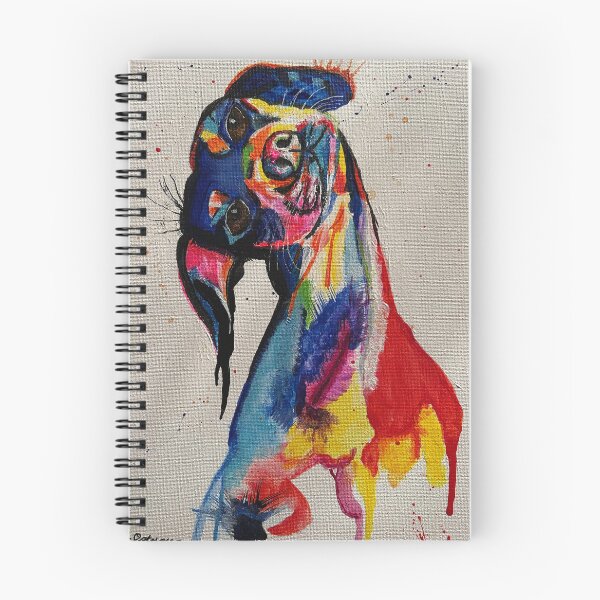 Item preview, Rainbow colored abstract dog designed and sold by Christine Ostergren.
