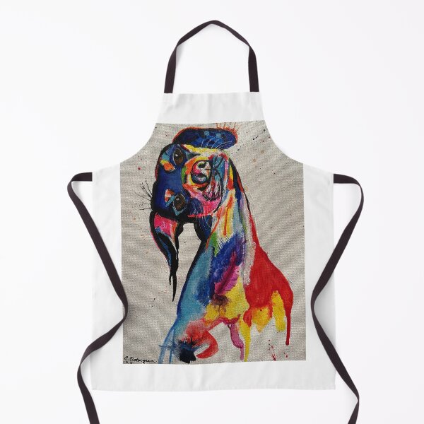 Item preview, Rainbow colored abstract dog designed and sold by Christine Ostergren.