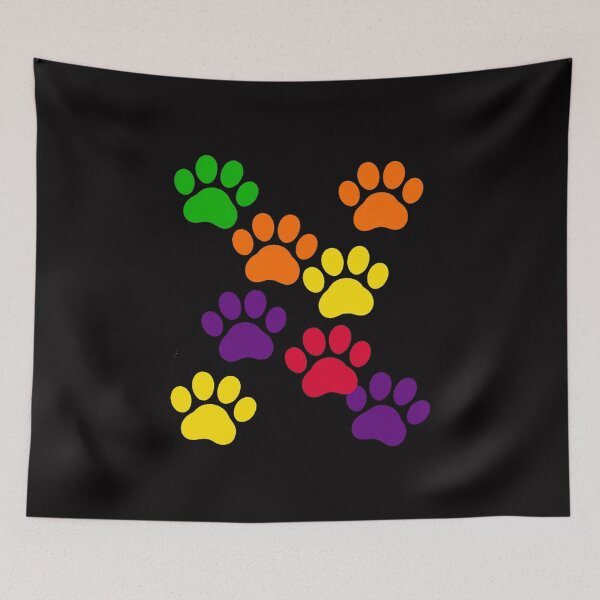 Item preview, Rainbow Paw Prints Gay Pride Pet Dog Cat Owner Lover Men Women designed and sold by Viepenny.
