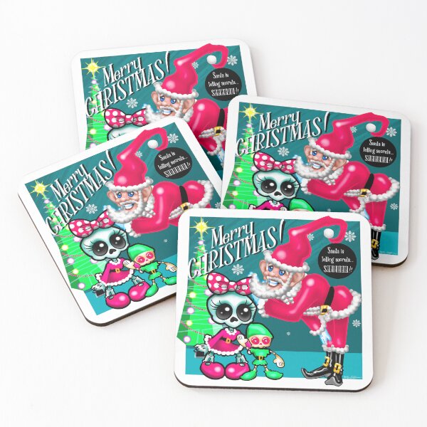 Item preview, Skullie and Boop Secret Santa designed and sold by MetroInk.