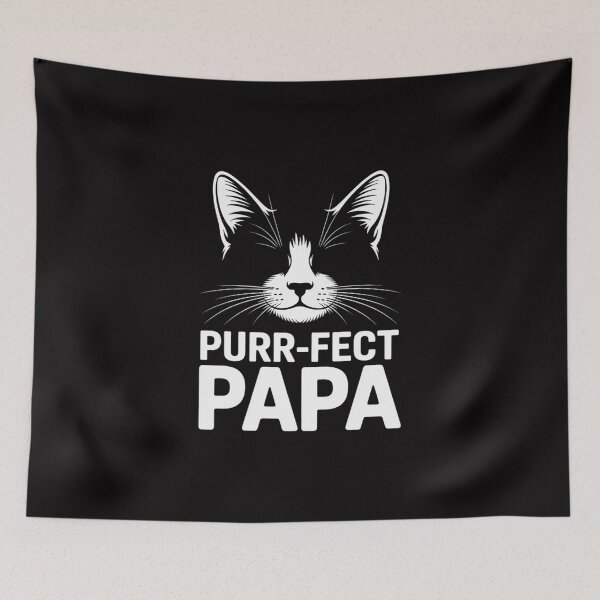 Item preview, Purr-fect Papa Cat Lover Father Daddy Dad Kitten Owner designed and sold by Viepenny.