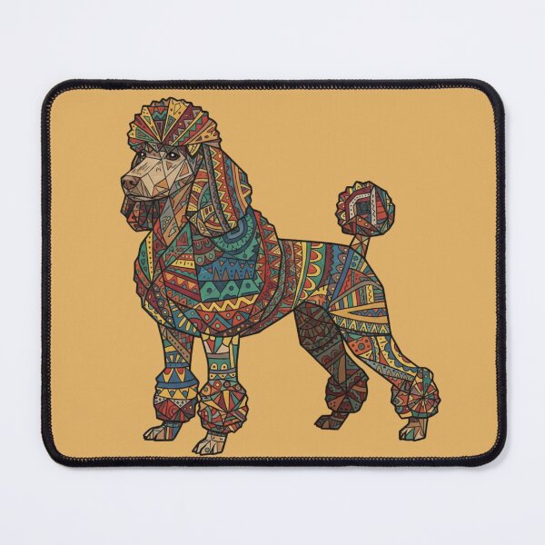 Item preview, Colorful Poodle Party: Vibrant Multicolor Tribal Art designed and sold by bsbd-action.