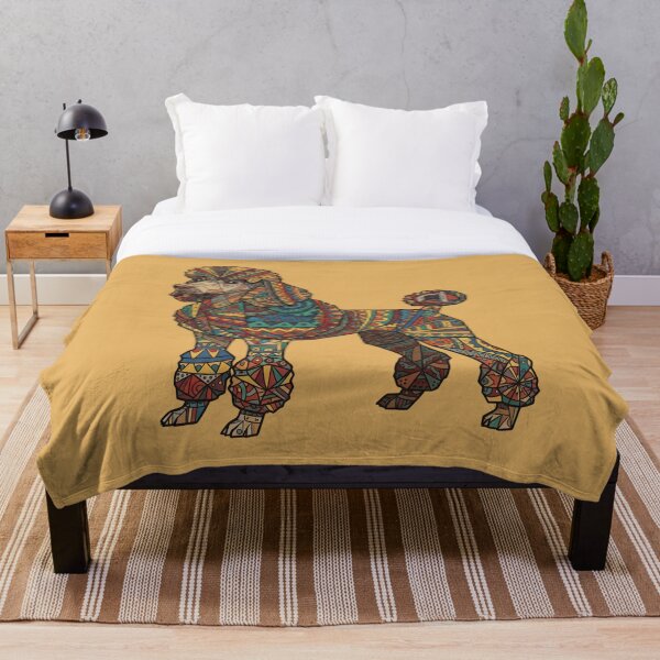 Item preview, Colorful Poodle Party: Vibrant Multicolor Tribal Art designed and sold by bsbd-action.