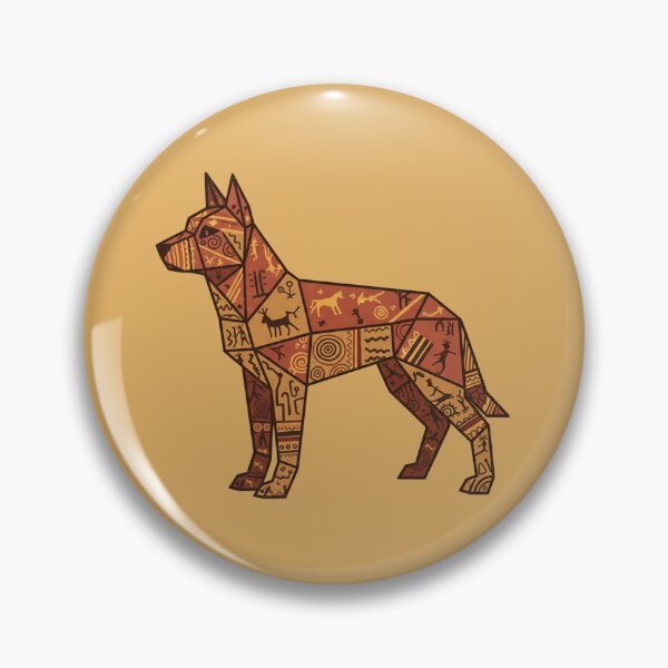 Item preview, Australian Cave Dog: Mosaic of Ancestral Caves designed and sold by bsbd-action.