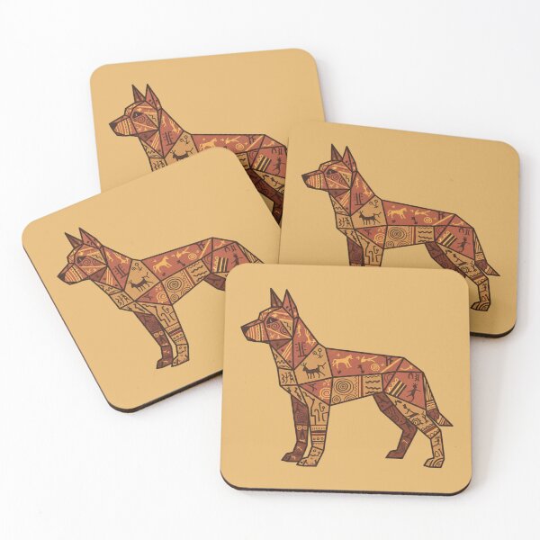 Item preview, Australian Cave Dog: Mosaic of Ancestral Caves designed and sold by bsbd-action.