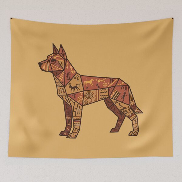 Item preview, Australian Cave Dog: Mosaic of Ancestral Caves designed and sold by bsbd-action.