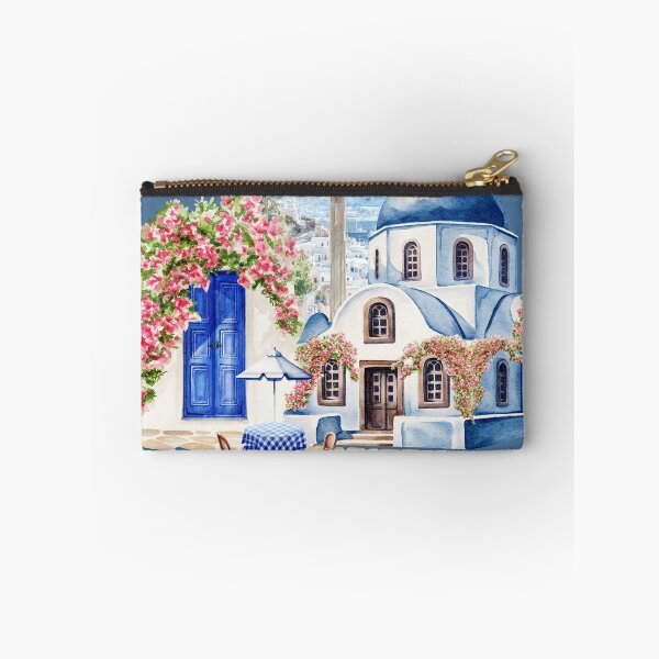 Item preview, Mediterranean Architecture with Floral Accents designed and sold by Modern-Tropical.