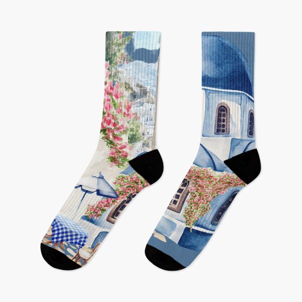 Item preview, Mediterranean Architecture with Floral Accents designed and sold by Modern-Tropical.