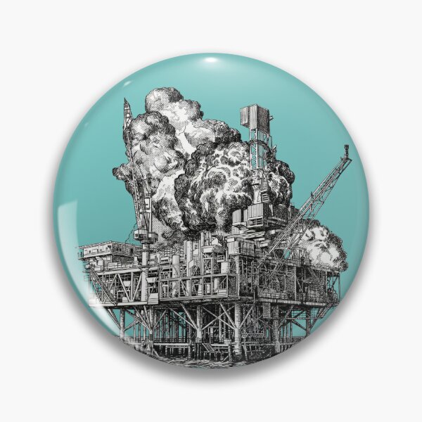 Item preview, Oil Rig designed and sold by Naux | Design & Illustration.